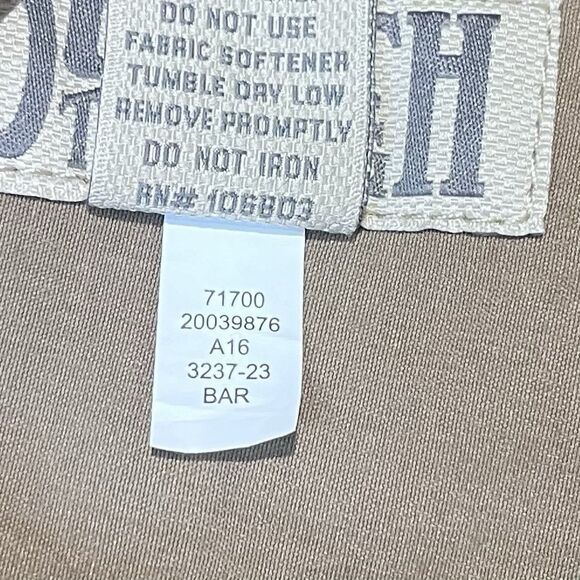 Duluth Trading Pants Mens M 30x32 Brown Flex Dry On The Fly Cargo Stretch - Picture 8 of 13